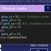 0x52_urm f95|Universal Ren'Py Mod 0.8: See/modify (hidden) choices .